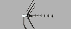 Support ATSC 3.0 UHF VHF HDTV Yagi Antenna Aluminum 4K&1080 Long Range Reception