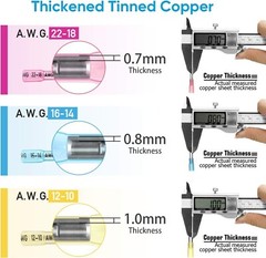 Heat Shrink Wire Connectors, Waterproof Automotive Marine Electrical Terminals K