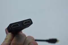 4K HDMI 2.0 Cable Splitter Switch Adapter Converter 1 In 2 Out UHD HDTV YES