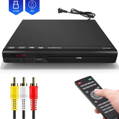 1080p DVD Player All Region Free DVD CD USB Player with AV+RCA Output US
