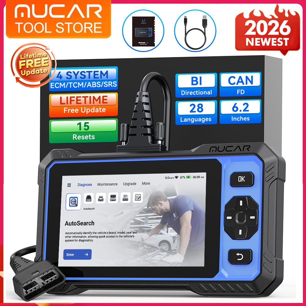 Newest MUCAR 632 All System Bidirectional Car OBD2 Scanner Diagnostic Scan Tool