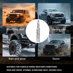 5.5in Chrome Bullet Antenna 50 Cal Truck Antenna Fittings， Fit for Ford F150 …