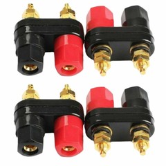 20x Speaker Amplifier Terminal Binding Post Dual 2-way Female Banana Plug Jack