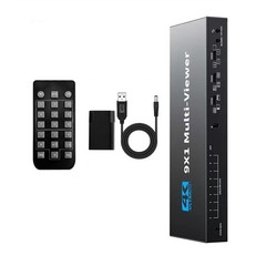 4K 30hz 9×1 HDMI-Compatible Multi-viewer 9 In 1 Out 1080P Screen Seamless Switch