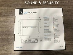 JL Audio JD400/4 4-Channel Class D Full-Range Amplifier – 400W