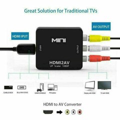 HDMI To RCA AV Adapter Converter Cable CVBS 3RCA 1080P Composite Video Audio lot