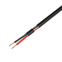 Outdoor Alarm Cable 500ft Solid CL2 Rated 18/2 AWG CCA Security Wire