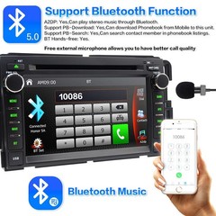 Car Radio Stereo DVD CD Carplay Navi For GMC Sierra Yukon Acadia 2007-2013