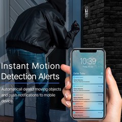 iDOO Smart WiFi Video Doorbell Camera 1080P Motion Night Vision, 2-Way Audio, US