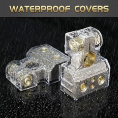 Car Battery Terminals Clamp Post 0/2/4/8 AWG Gauge Positive Negative Ports US