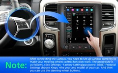 9.7″ Tesla Style FOR 2013-2019 DODGE RAM 1500 2500 3500 CARPLAY GPS RADIO STEREO