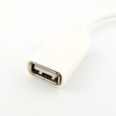 3.5mm Male AUX Audio Plug to USB 2.0 A Female Jack Converter Adapter Cord Cable