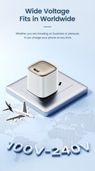 TRON PD20W USB-C GaN Fast Charger, Compact Wall Charger, Type-C Power Adapte