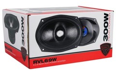 Rockville RVL69W 6×9″ 300w Competition Cast Aluminum Car Subwoofer Mid-Bass+Lows