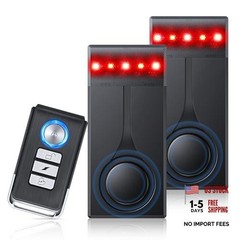 108dB Car Alarm System, Car Anti-Theft Vibration Sensor Two Alarm(one remote)