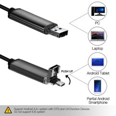 1M 6LED USB Waterproof Endoscope Borescope Mirco Snake Inspection Camera