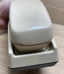 Vintage ITT Wall Phone Beige Push Button Landline Telephone USA Tested Working