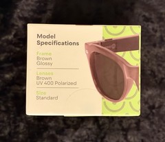 Wireless Smart Glasses – Brown UV400 Polarized