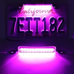 License Plate Light, Extremely Bright LED License Plate Lights A Color: Purple