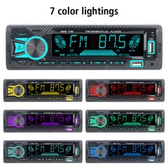 Single 1 DIN Car Stereo Radio Bluetooth MP3 Player AUX USB AM FM Audio Receiver