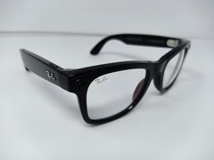 Ray-Ban Meta Wayfarer (Gen 1) Shiny Black Lens/Large – Very Good RW4008