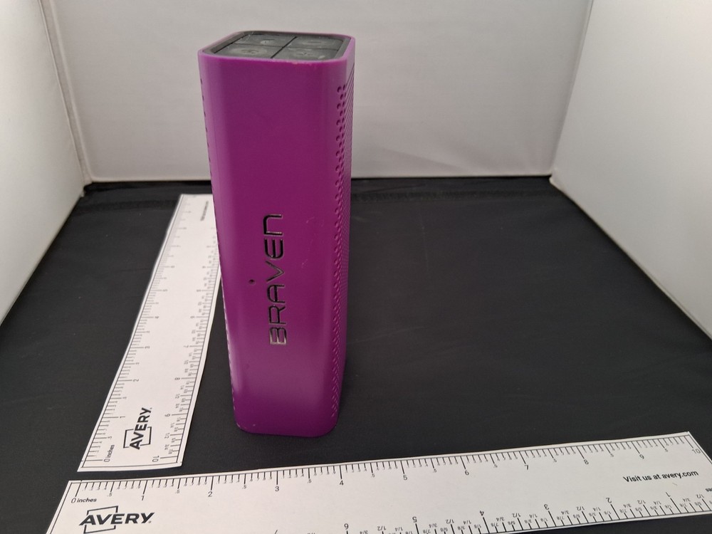 Braven PURPLE HD Wireless Bluetooth Speaker Speakerphone Phone Charger 570