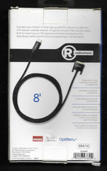 RADIO SHACK: HDMI to DVI Cable 8FT, Gold-Plated & Braided Adapter Cable