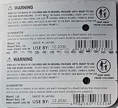 2PK 371 MAXELL 1.55V SILVER OXIDE (GREAT EXP 12/30) SR920SW SR69 FREE SHIP