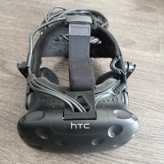 HTC Vive VR Headset And Controllers Deluxe Audio Strap W/Linkbox