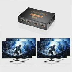 HDMI 2.0 Splitter 1 in 4 Out – 4K 3D HDMI Splitter 1×4 Duplicate / Mirror Screen