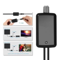 HDTV Antenna Amplifier Signal Booster TV High Gain Channel Boost Indoor BEST 2x
