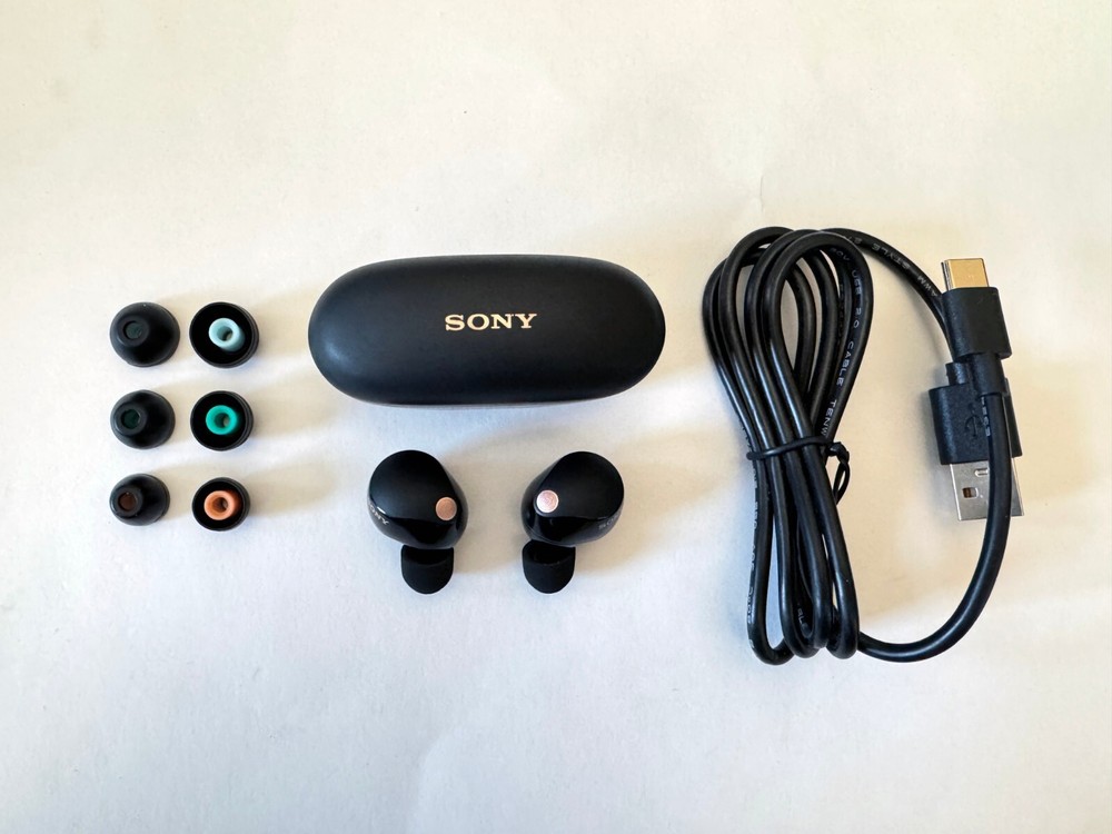 SONY WF-1000XM5/B Wireless Bluetooth Noise Canceling Earphones – Black