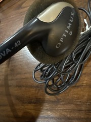 Vintage Optimus Nova-42 Lightweight Stereo Headphones, Tested