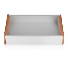 Amplifier Aluminum Chassis Case Wood Side Panel Box Enclosure DIY House Cabinet