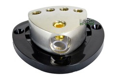 1/0 to 4 Gauge Car Audio Power Ground Distribution Block 1 In 4 Out Amp Wiring