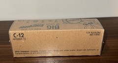 C Batteries 12 Pack Alkaline Long-Lasting Household Power Emergency Use