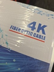 Two EVAIO 4K Fiber Optic HDMI Cable 100FT, ARC, 3D,Slim and Flexible