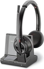 New Plantronics Poly Savi W8220 Wireless Bluetooth DECT Headset Microsoft Teams