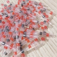 10-200pcs 22-18AWG Solder Seal Sleeve Heat Shrink Wire Connectors Butt Terminals