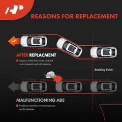 ABS Wheel Speed Sensor Compatible with Hyundai & Kia Front Passenger Side