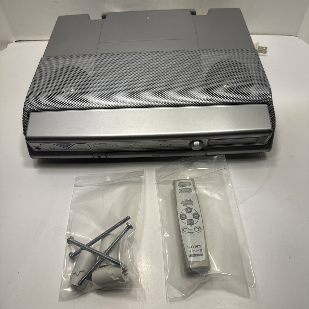 Sony ICF-CD543RM Kitchen Radio Under Cabinet FM/AM CD Player With Remote