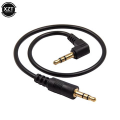 30cm 3.5mm to 3.5mm Jack to Jack Audio Cable Lead Gold Short Aux Car Stereo New