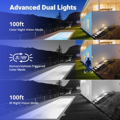 ANNKE 5MP Audio POE Security IP Camera 3K Outdoor Color Night AI Human Detection