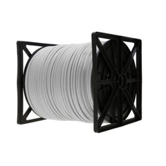 500ft RG59 Siamese Coax Cable 20AWG+18/2 CCTV Security Camera Bulk Wire White