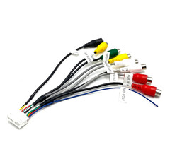 20 Pin Car Radio RCA Audio Replacement Harness with 8 Female RCA Connector Vi…