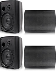 Herdio 4x 6.5″ 800W Outdoor Bluetooth Speakers Waterproof Wall Mount Speaker