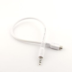 3.5mm Stereo Male To Mini USB 5 Pin Male Plug Audio Adapter Connector Cable 30cm