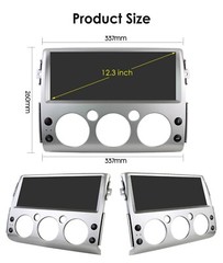 12.3″ 8+128GB Carplay Android 13 Navi Radio For Toyota FJ Cruiser 2006-2021+CAM