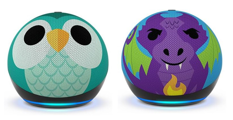 Brand New Amazon Echo Dot Kids (5th Gen, 2022) with Alexa — Fire Dragon or Owl