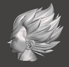Vegeta Headphone Stand – Dragon Ball Z Headphone Holder – Gift for Gamer Dad